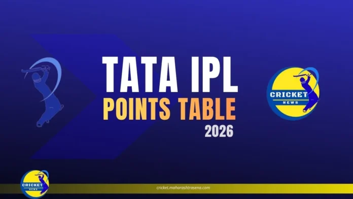 TATA IPL Point Table 2026