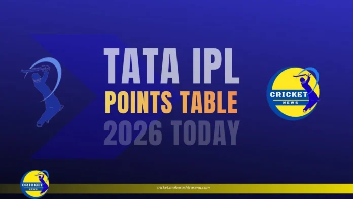 TATA IPL Point Table 2026 Today