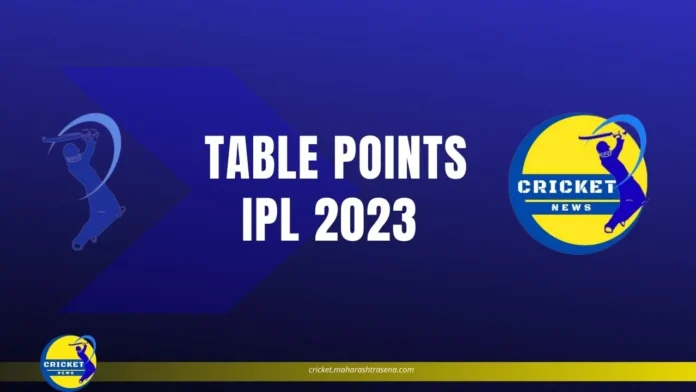 Table Point IPL 2023