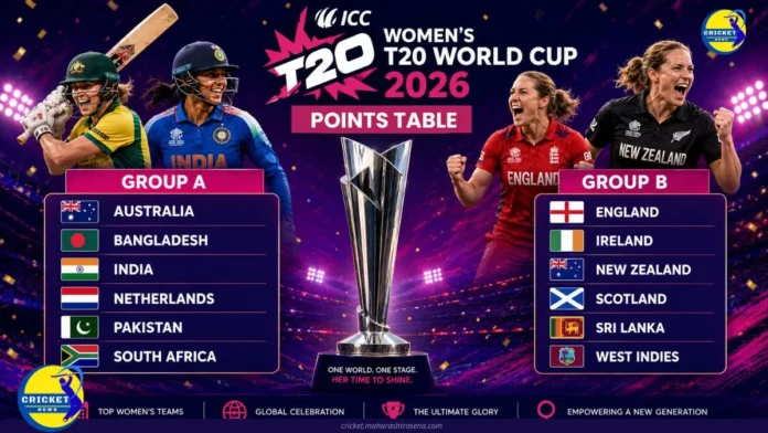 ICC Women'S T20 World Cup 2026 Points Table