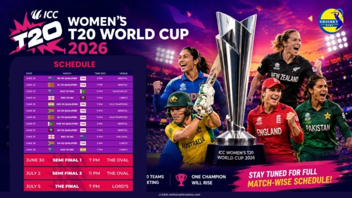 ICC Women's T20 World Cup 2026 Schedule